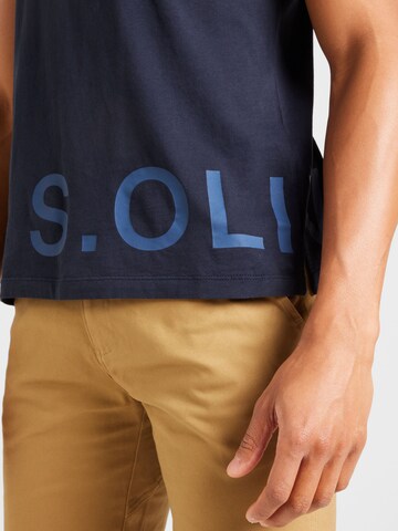 s.Oliver Poloshirt in Blau