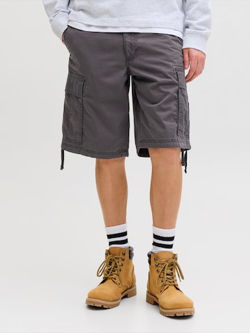 JACK & JONES - regular Pantalón cargo 'JPSTCOLE FRANK' en gris: frente