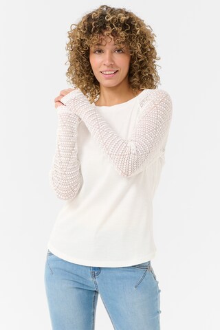Chemisier 'Larisa' Cream en blanc : devant