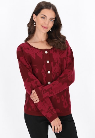 FELIPA - Cárdigan en rojo: frente