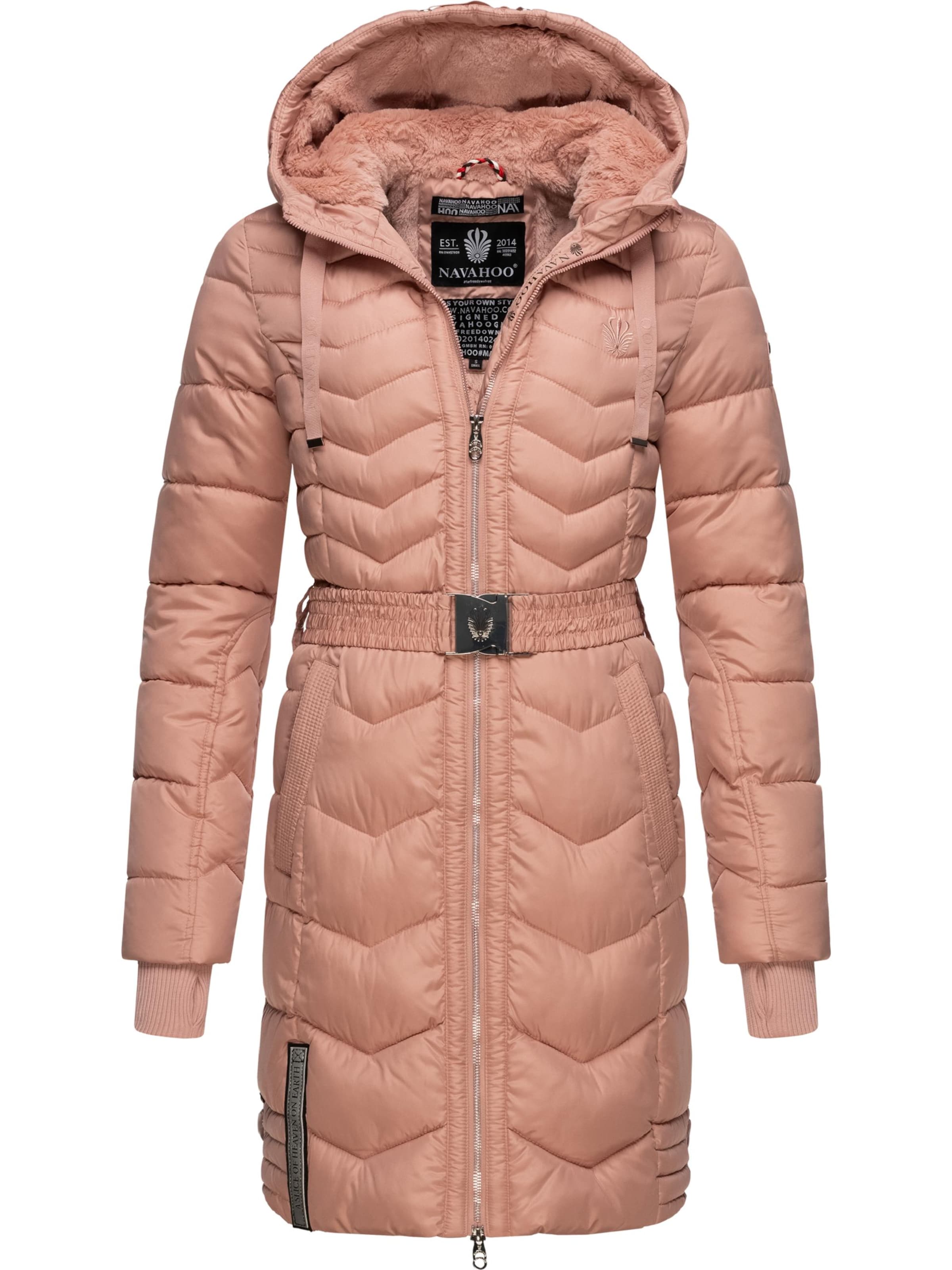 NAVAHOO Χειμερινό παλτό 'Alpenveilchen' σε ροζ