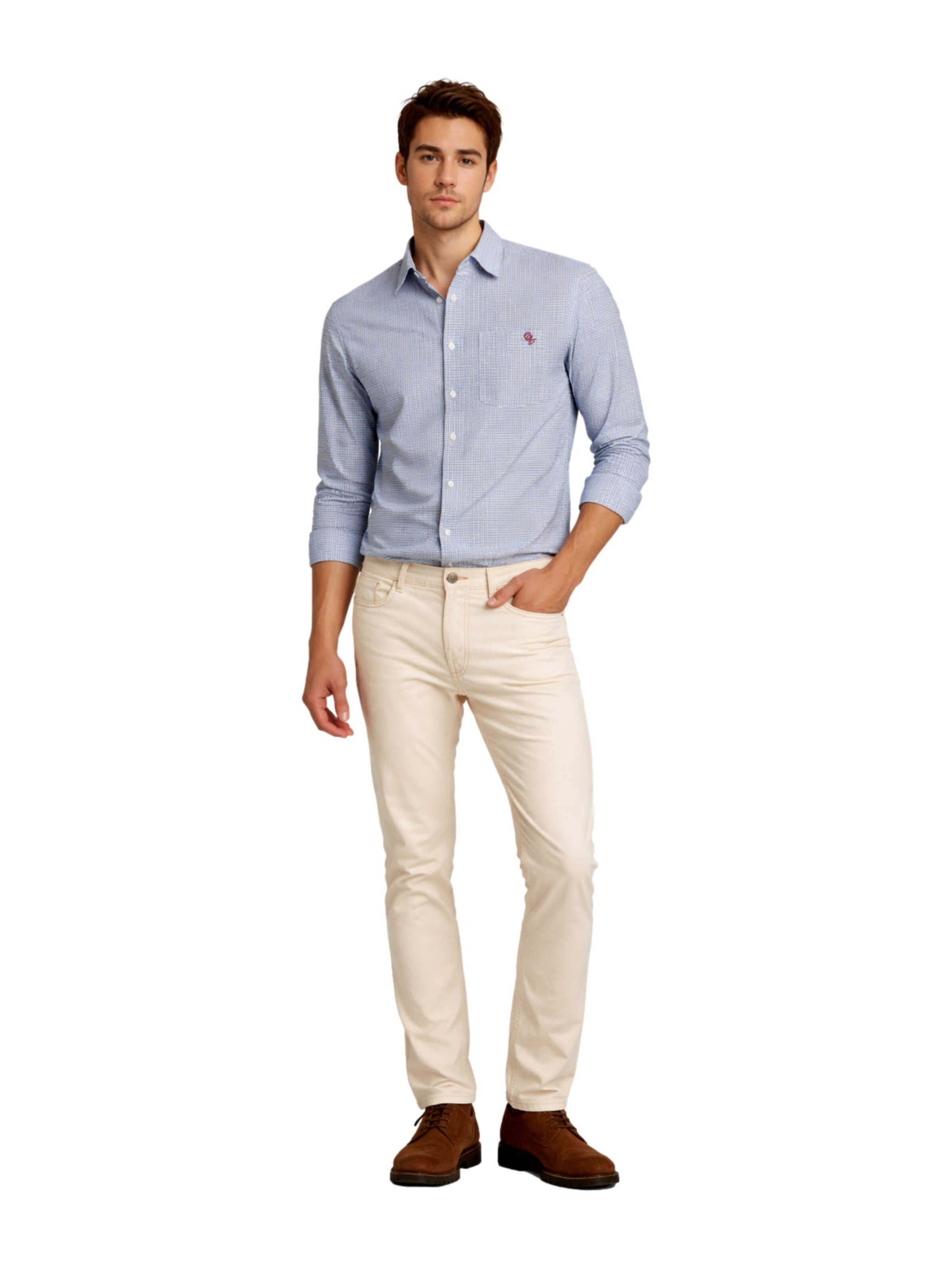 JACK & JONES Comfort Fit Biznis košeľa 'JORFrederiksberg' - Modrá