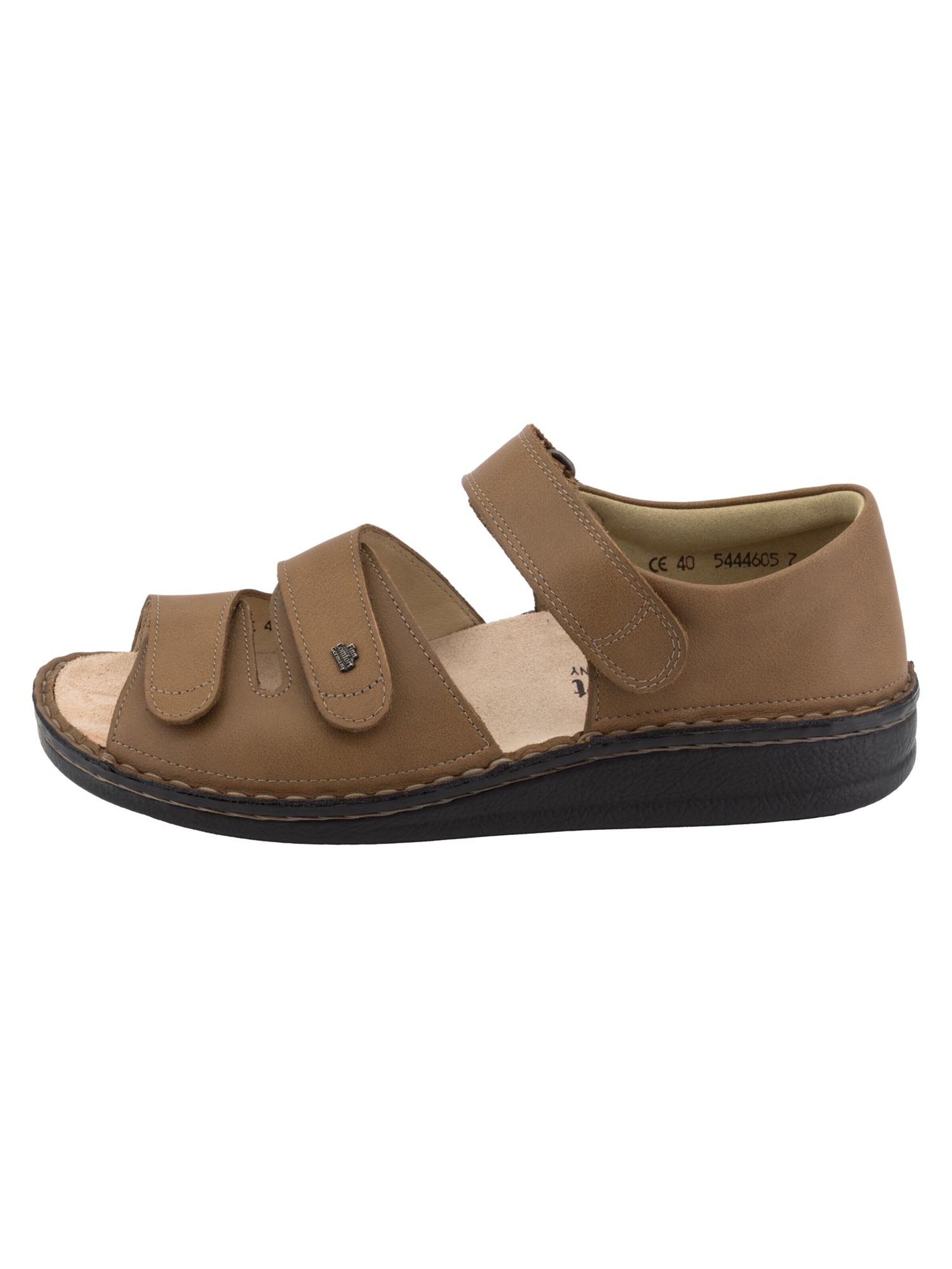 Finn Comfort Sandalen 'Baltrum' in Bruin: voorkant