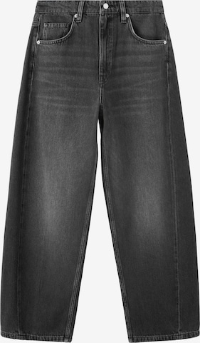 Barrel Jeans 'BIMBA' di MANGO in nero: frontale