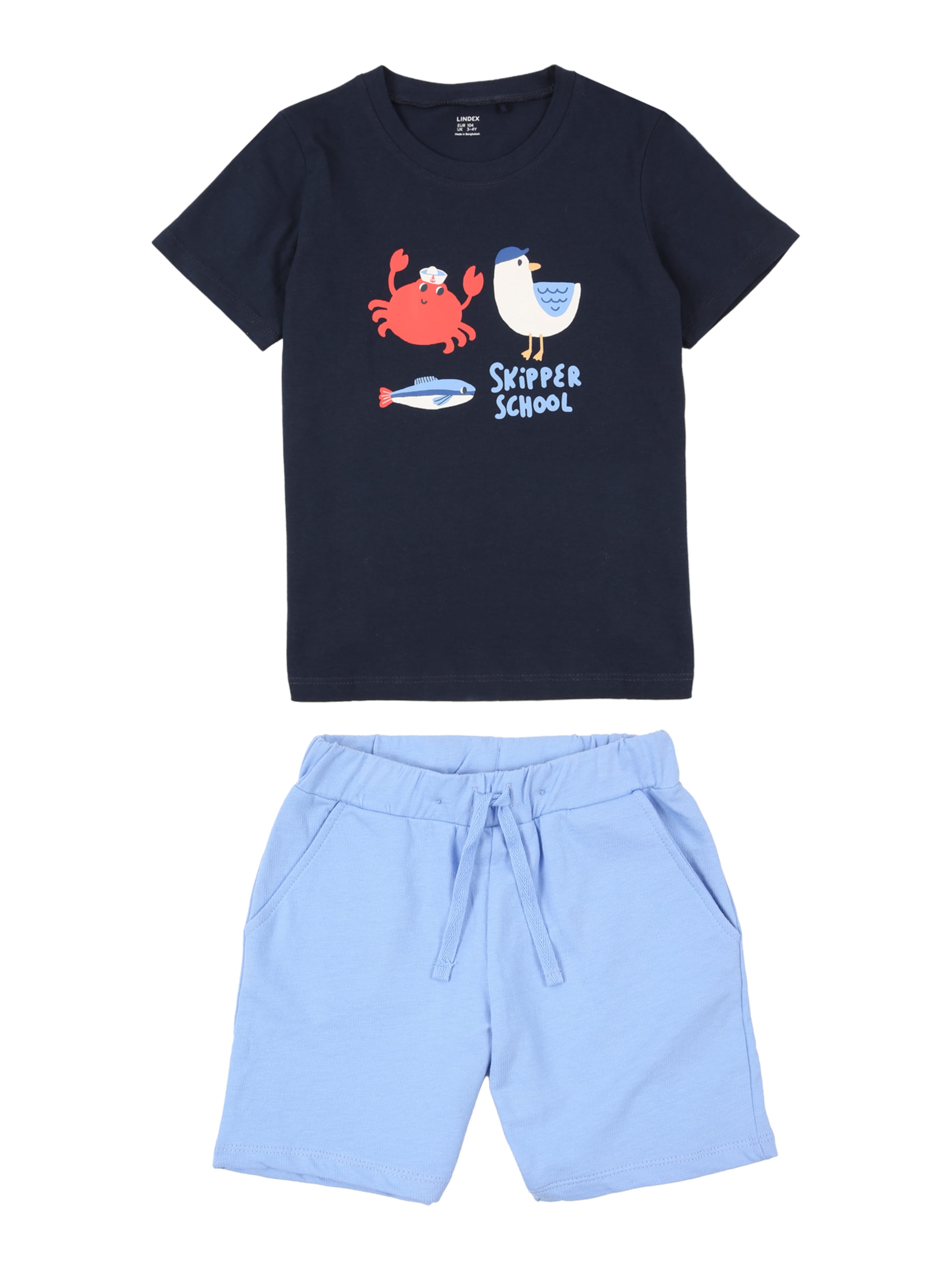 Lindex Комплект в синьо: отпред