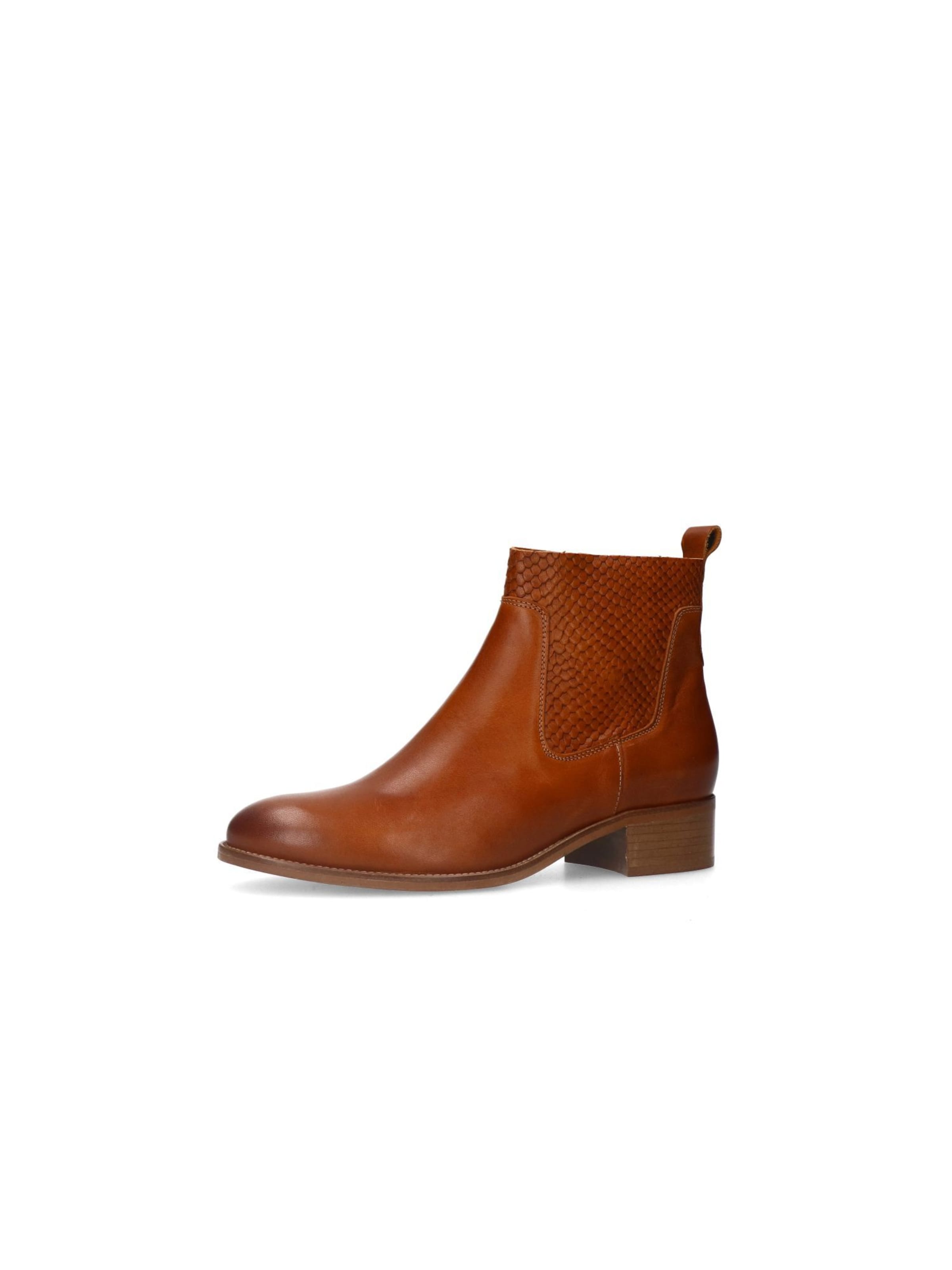 MANFIELD Ankle Boots in Brown: front