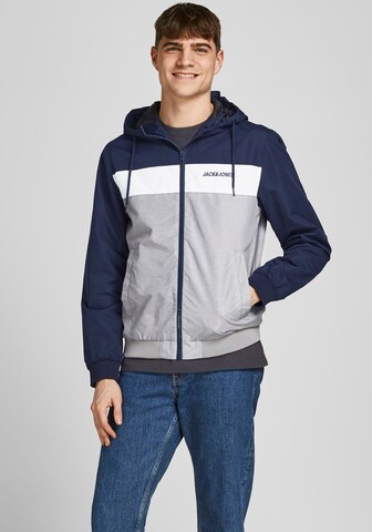 JACK & JONES Jacke 'JJERush' in Blau: Vorderseite