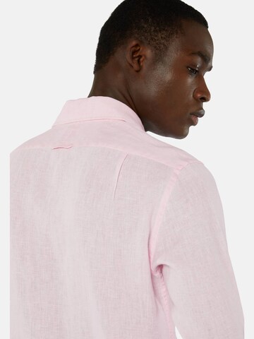 Coupe regular Chemise Boggi Milano en rose