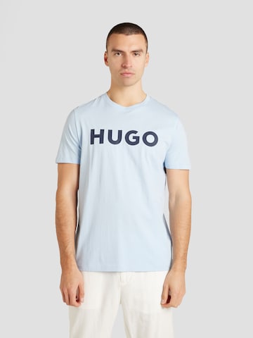 HUGO Red Majica 'Dulivio' | modra barva: sprednja stran