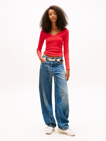 T-shirt 'ESSENTIAL' Tommy Jeans en rouge