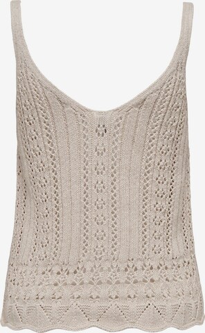 ONLY Knitted top 'Lyzet' in Grey