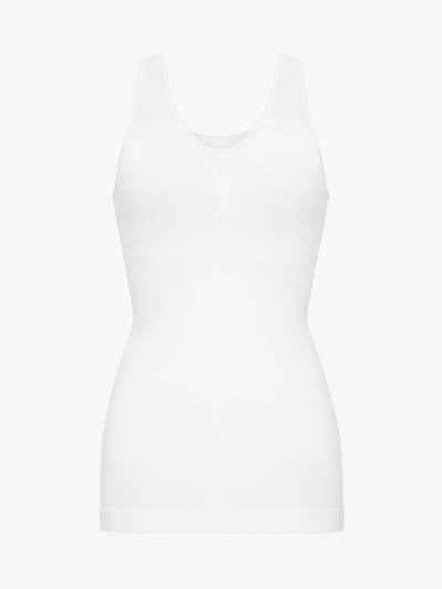 cfab (formerly creamy fabrics) Haut modelant 'Figurformendes Shapewear Tanktop' en XS en blanc, Vue avec produit