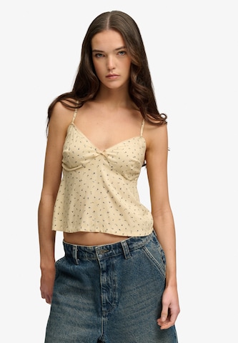 Haut Superdry & Co en beige : devant