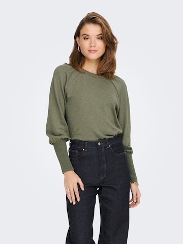 Pull-over ONLY en vert : devant