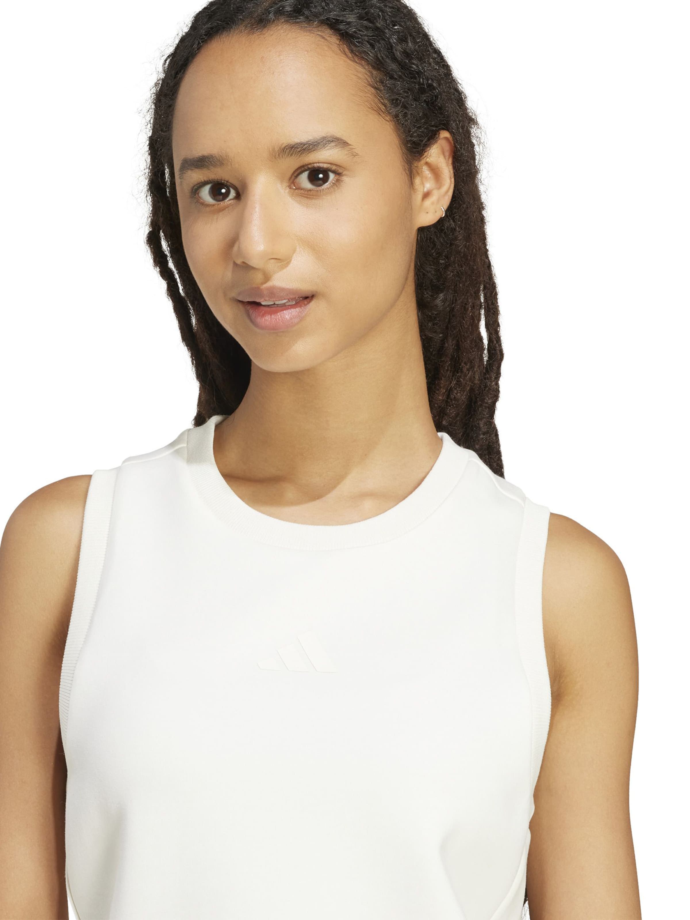 Sport top 'All Szn' de la ADIDAS SPORTSWEAR pe alb