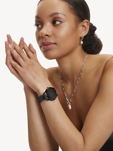 Tamaris Analoog horloge in Zwart: voorkant