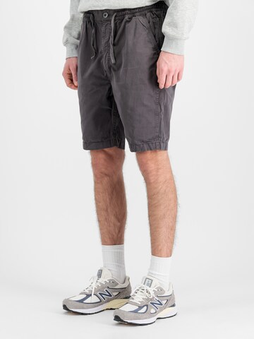 ALPHA INDUSTRIES Regular Byxa i grå: framsida