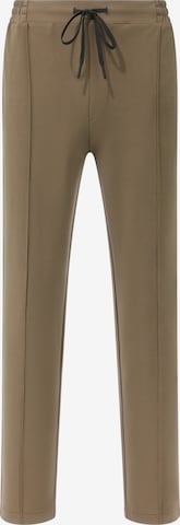 Coupe slim Pantalon Boggi Milano en marron : devant