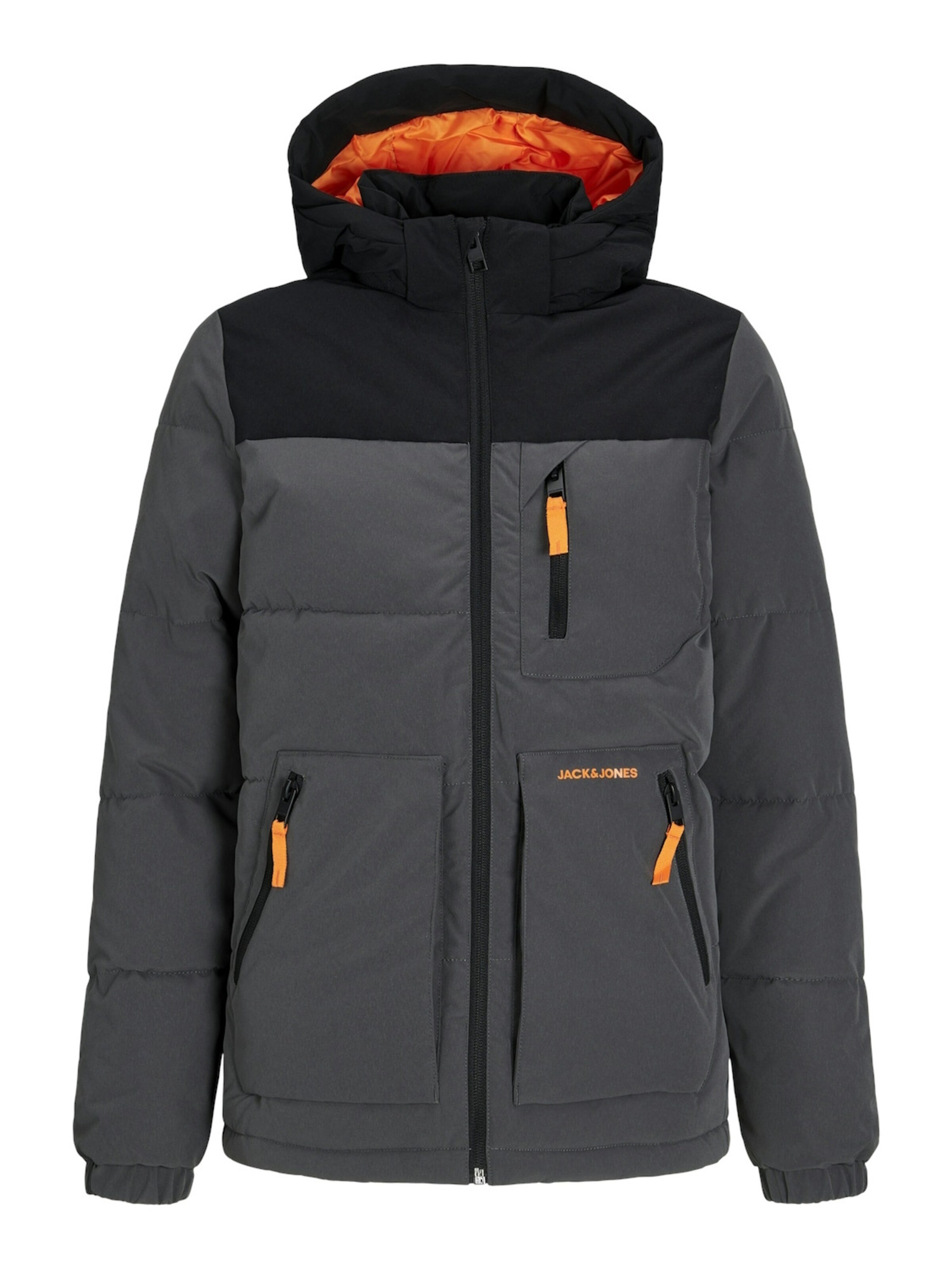 Giacca invernale 'JJEOtto' di Jack & Jones Junior in grigio: frontale