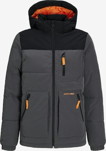 Jack & Jones Junior Vinterjakke 'JJEOtto' i grå: forside