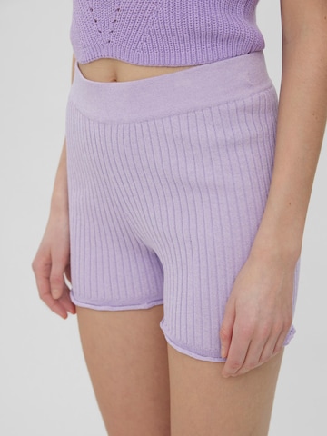 VERO MODA - Skinny Calças 'Fibly' em roxo