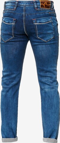 Rusty Neal Slimfit Jeans  im klassischen 5-Pocket-Style in Blau