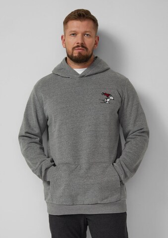 Sweat-shirt s.Oliver en gris : devant