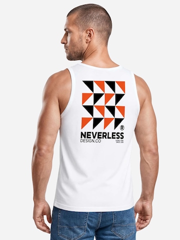 Neverless Shirt 'Modern Art' in White