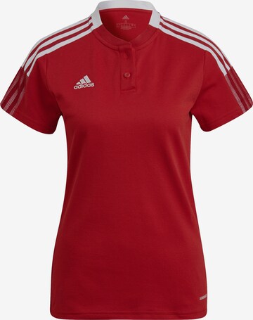 T-shirt fonctionnel ADIDAS SPORTSWEAR en rouge : devant