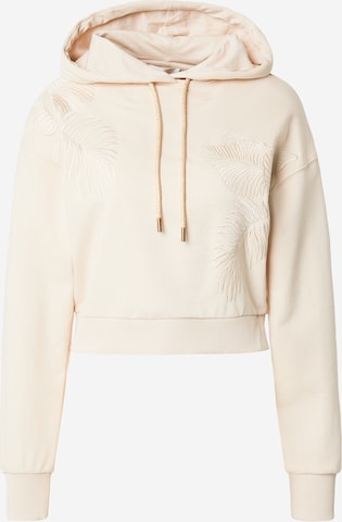 GUESS Суичър в бежово: отпред