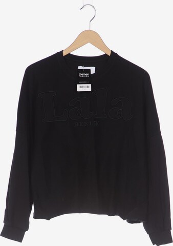 Lala Berlin Sweatshirt & Zip-Up Hoodie in S in Black: front