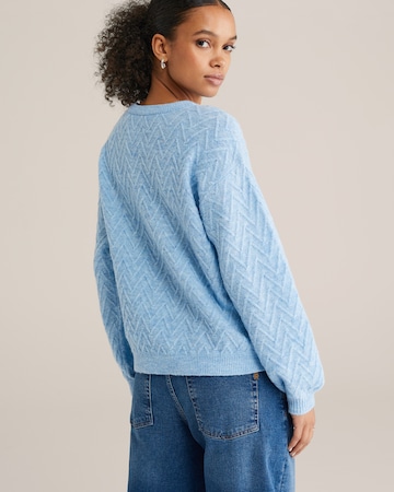 WE Fashion - Pullover em azul
