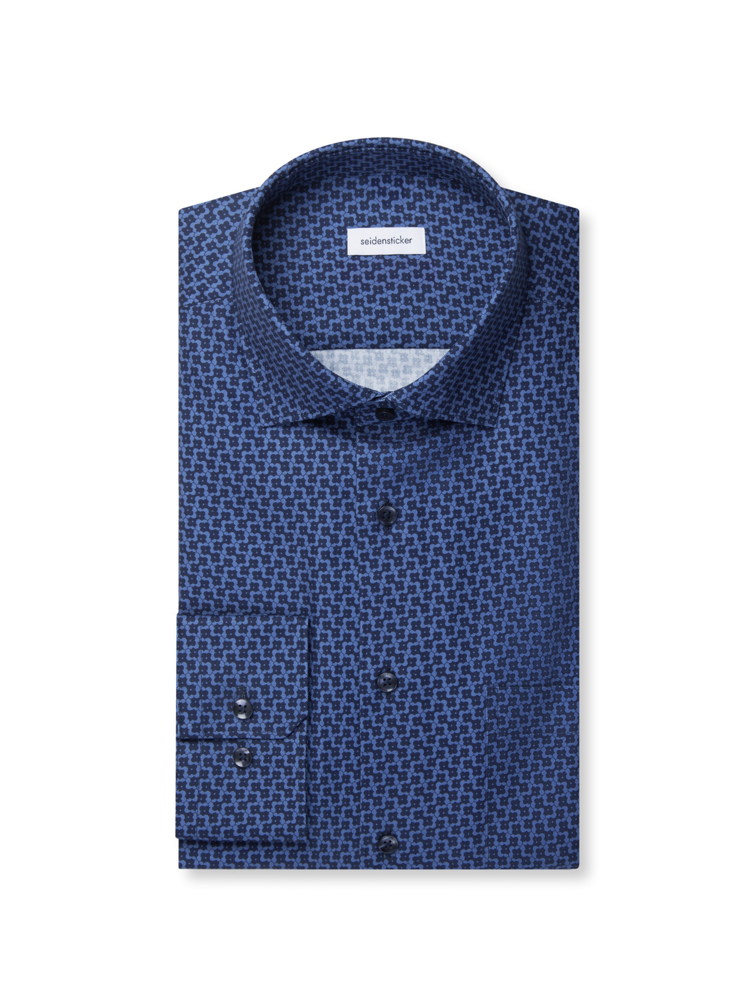 SEIDENSTICKER Regular fit Zakelijk overhemd in Blauw