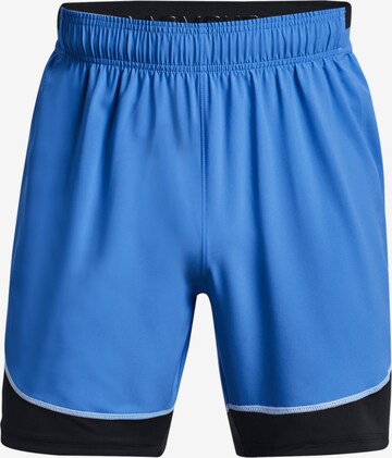 UNDER ARMOUR Regular Athletic Pants in Blue: front