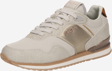 Pepe Jeans - Sapatilhas baixas 'LONDON MIX' em branco: frente