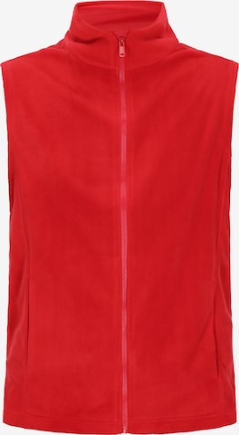 Gilet di Mo ATHLSR in rosso: frontale