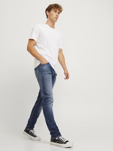 JACK & JONES Regular Дънки 'JJIERIK JJCOLE' в синьо