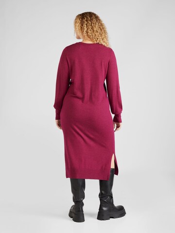 EVOKED Knit dress in Red