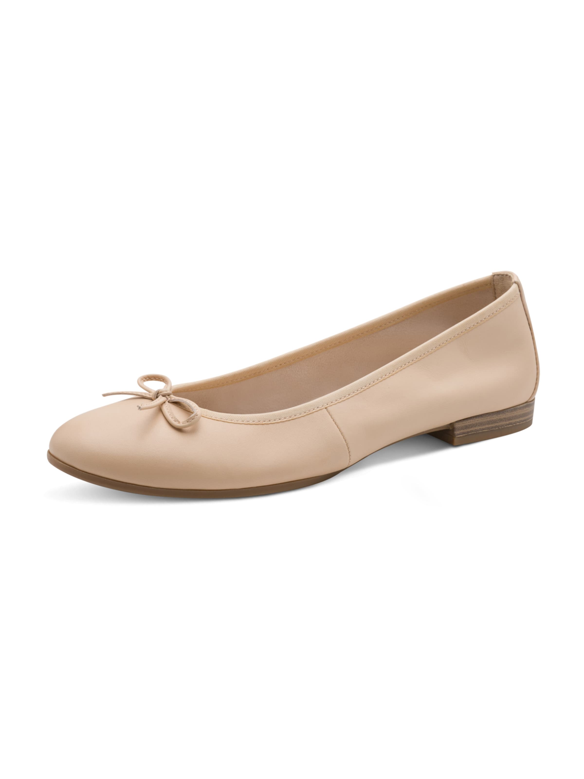 Tamaris Ballet Flats 'Essentials' in Beige: front