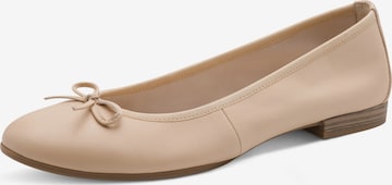 Tamaris Ballet Flats 'Essentials' in Beige: front