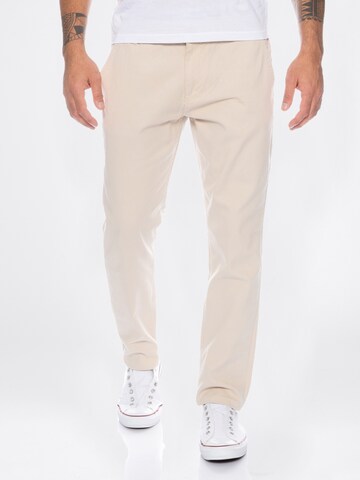 Rock Creek Slimfit Hose in Beige: Vorderseite