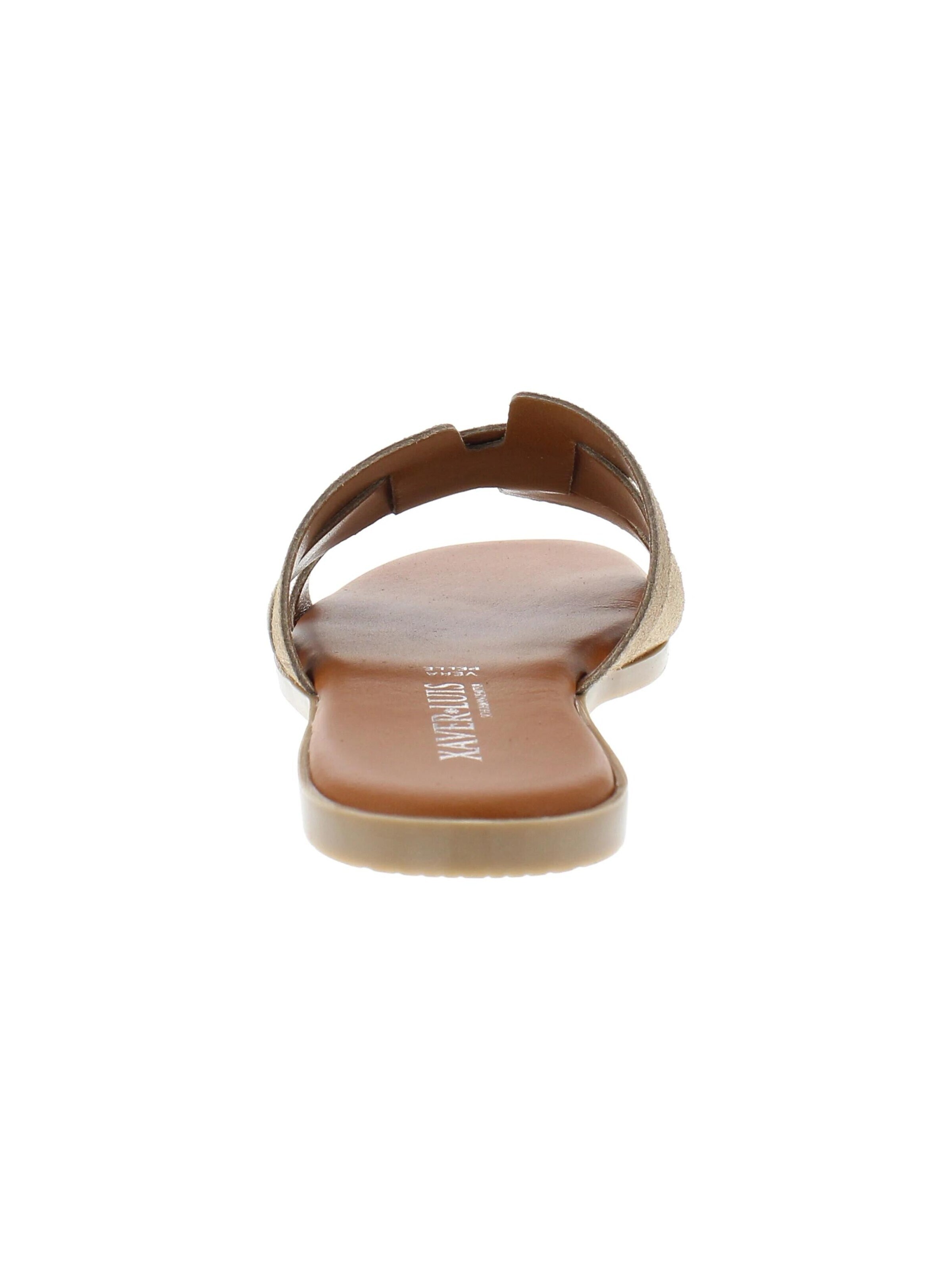 XAVER LUIS Schuhmanufaktur Mules 'Roberta' in Beige