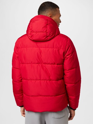 HOLLISTER Winter Jacket in Red