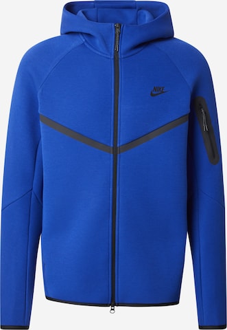 Nike SportswearGornji dio trenirke 'Tech Fleece' - plava boja: prednji dio