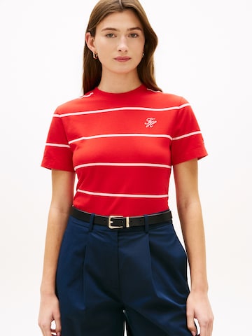 TOMMY HILFIGER Póló - piros: elől