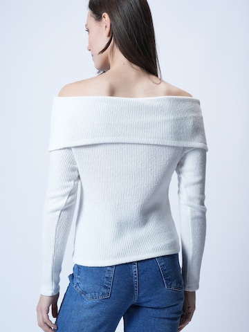 Pull-over Trend Alaçatı Stili en blanc