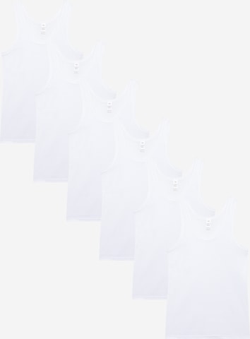 MT Undershirt 'Men’s Basics' in White: front