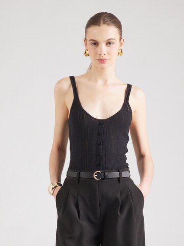 Tops en tricot 'Asta' ABOUT YOU en noir : devant