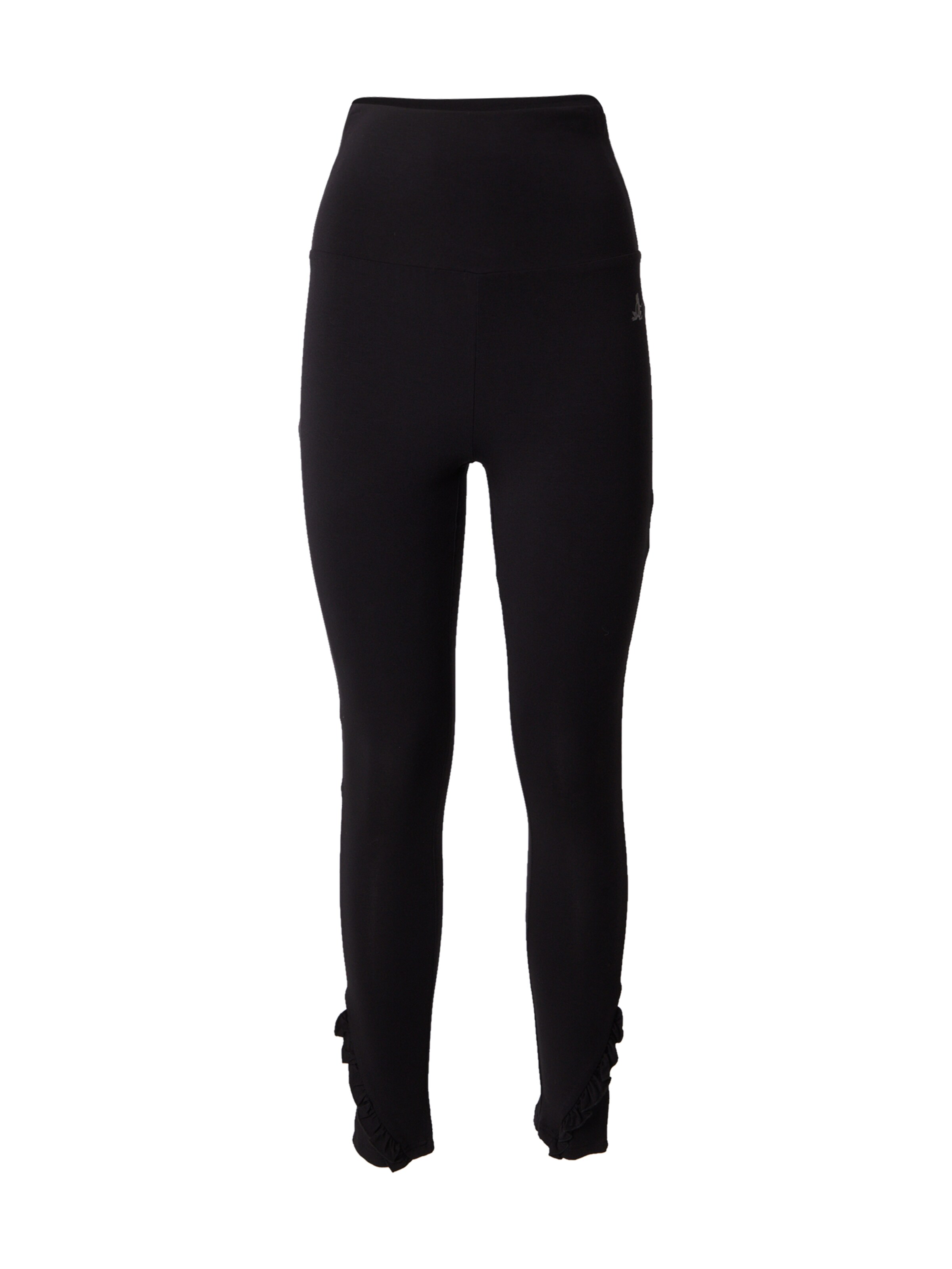 CURARE Yogawear Skinny Spodnie sportowe w kolorze czarny: przód