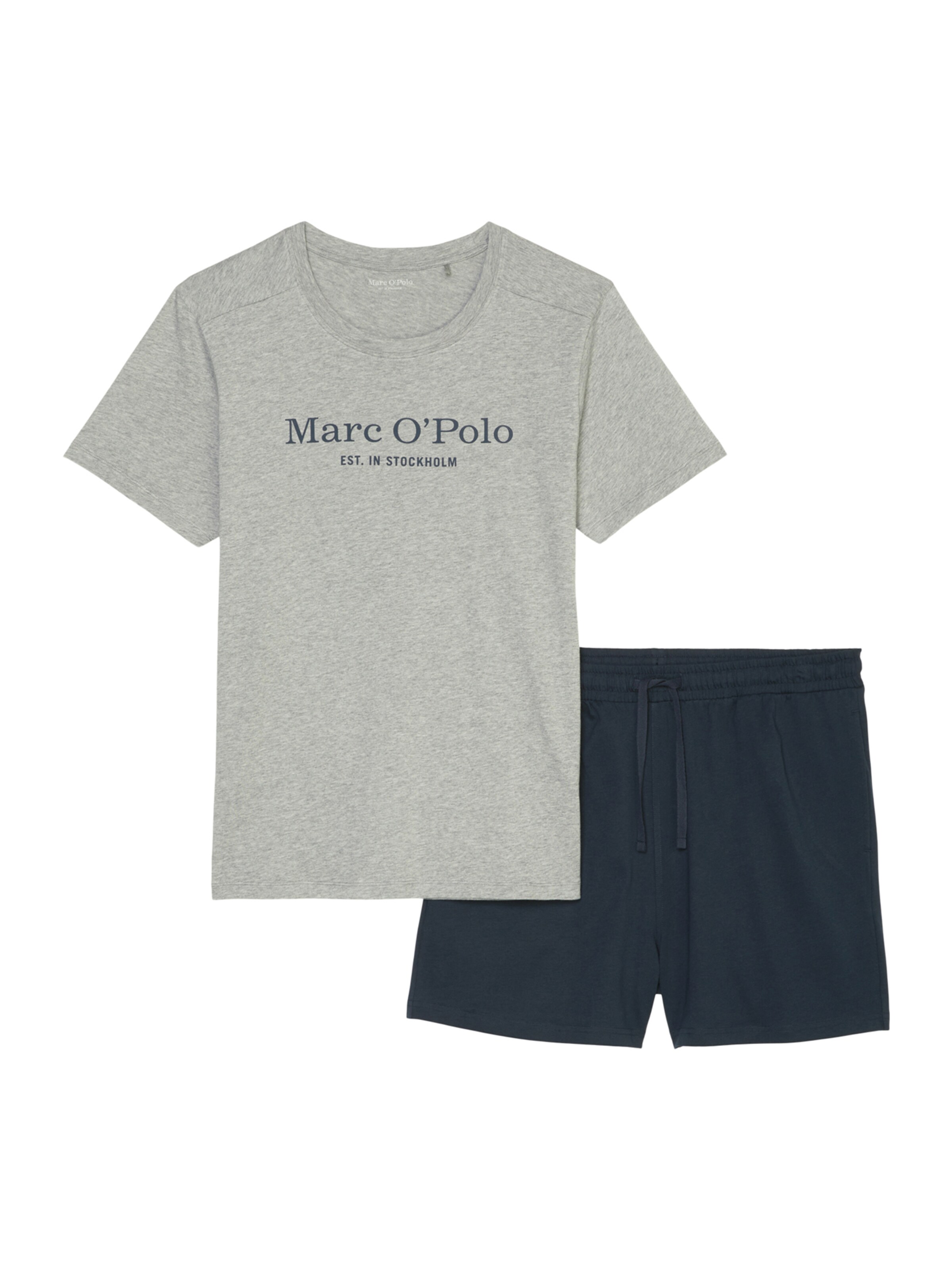 Marc O'Polo Pyjama ' Mix & Match Cotton ' in Blau: Vorderseite